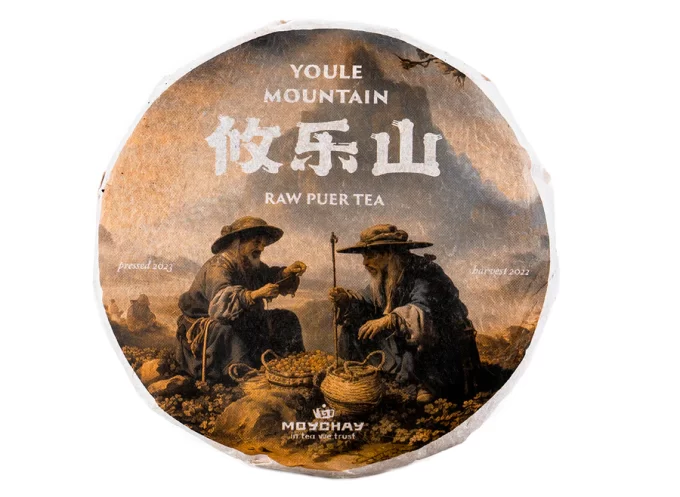 Youle Mountain raw puer tea, Moychay (Harvest 2022, pressed in 2023) 100g